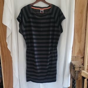 Helly Hansen Black and Grey Dress/Tunic Top